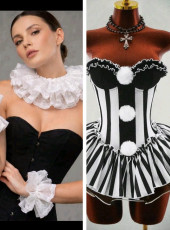 Striped Circus Clown Set
